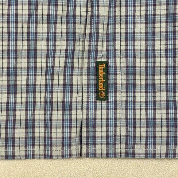 Timberland Weather Gear Mens XL Long Sleeve Button Up Shirt Multicolor Plaid - Picture 4 of 12